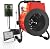 DECOKTOOL Greenhouse Heater with Digital Thermostat & Hygrometer, Portable Outdoor Heater for Green House, Overheating Protection, Fast Heating, Space Heater For Greenhouse, Red