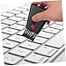 DIYEAH 2Pcs Portable Multi Functional Cleaning Brush Telescopic Keyboard and Screen for Laptops and Cameras Static Electronics Cleaning Tool Stylish Dual