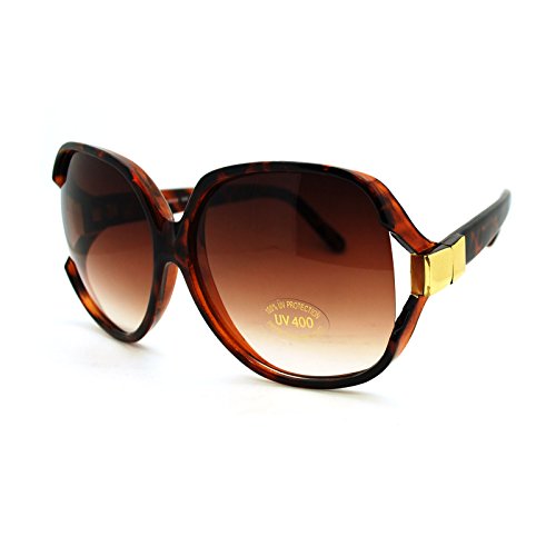 SA106 Womens Extra Oversized Round Designer Fashion Exposed Lens Butterfly Sunglasses3