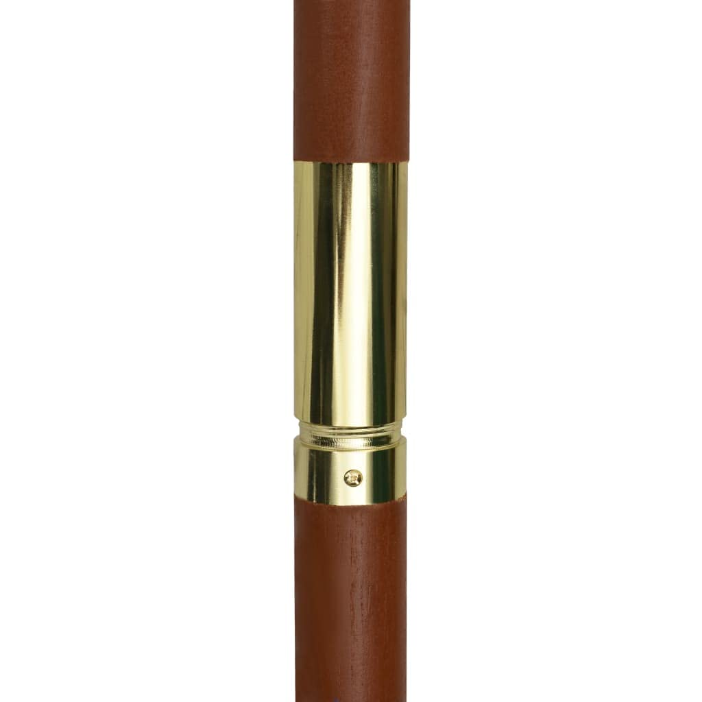 Generisch Parasol ogrodowy z drewnianym masztem 200 x 300 cm, prostokątny parasol przeciwsłoneczny z drewna, odporny na promieniowanie UV parasol przeciwsłoneczny, antracytowy, średnica masztu 38 mm