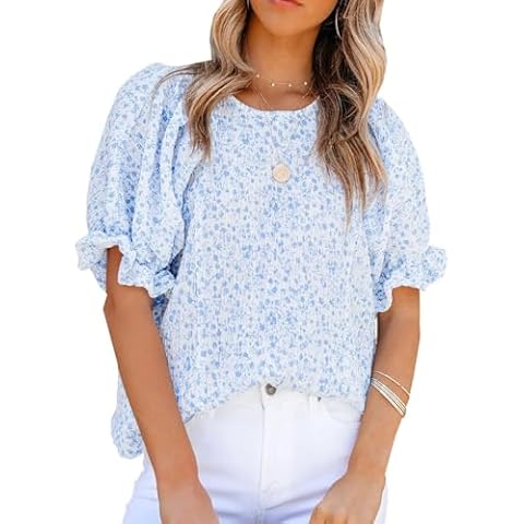 Zeagoo Floral Print Blouse Cover