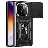Lucyliy Coque pour Vivo iQOO Z9s Pro Coque PC Rigide à Double Couche, résistant aux Chutes Compatible avec Vivo T3 Pro Étuis téléphones Portables Noir Lucyliy Coque pour Vivo iQOO Z9s Pro Coque PC Rigide à Double Couche, résistant aux Chutes Compatible avec Vivo T3 Pro Étuis téléphones Portables Noir