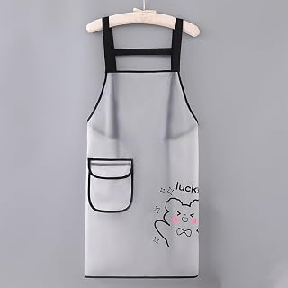 New Transparent Apron for Home Kitchen and Restaurant, Oil Resistant, Unisex, Fashionable Dishwashing and Aquaculture Special