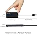 KOOTION 4-Port USB 3.0 Hub, Ultra-Slim Data Hub (5Gbps Transfer Speed) with LED Indicator for MacBook, Windows PC, Surface, Mobile HDD, Ultrabook, Flash Drive, Laptop (Black)