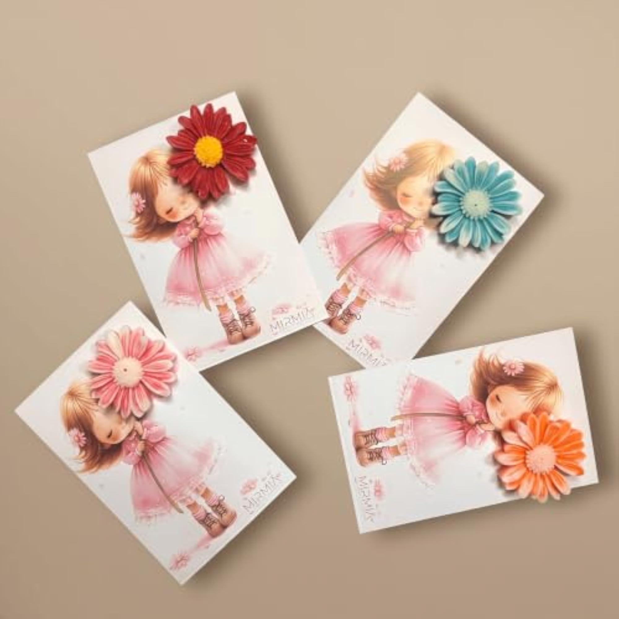 Daisy Flower Candles Gift Pack | Scented Decorative Candles