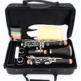 Clarinetto Clarinetto professionale in Sib a 17 tasti materiale tubolare in gomma dura 301 302(301)