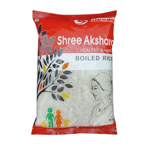 Image of Shree Akshara Premium Boiled Sona Masoori Rice 1 kg | Premium Quality Daily Use Rice