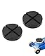 JUKOTA 2 PCS Wagenheber Gummiauflage,125 X 26mm,Universal Gummiauflage Wagenheber mit Rillen, Universal Boden Wagenheber Gummi Pad, für Wagenheber und Hebebühnen(Schwarz)
