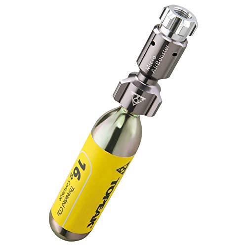 Topeak CO2 Kartuschenpumpe Micro Booster, Grau, TMB-2