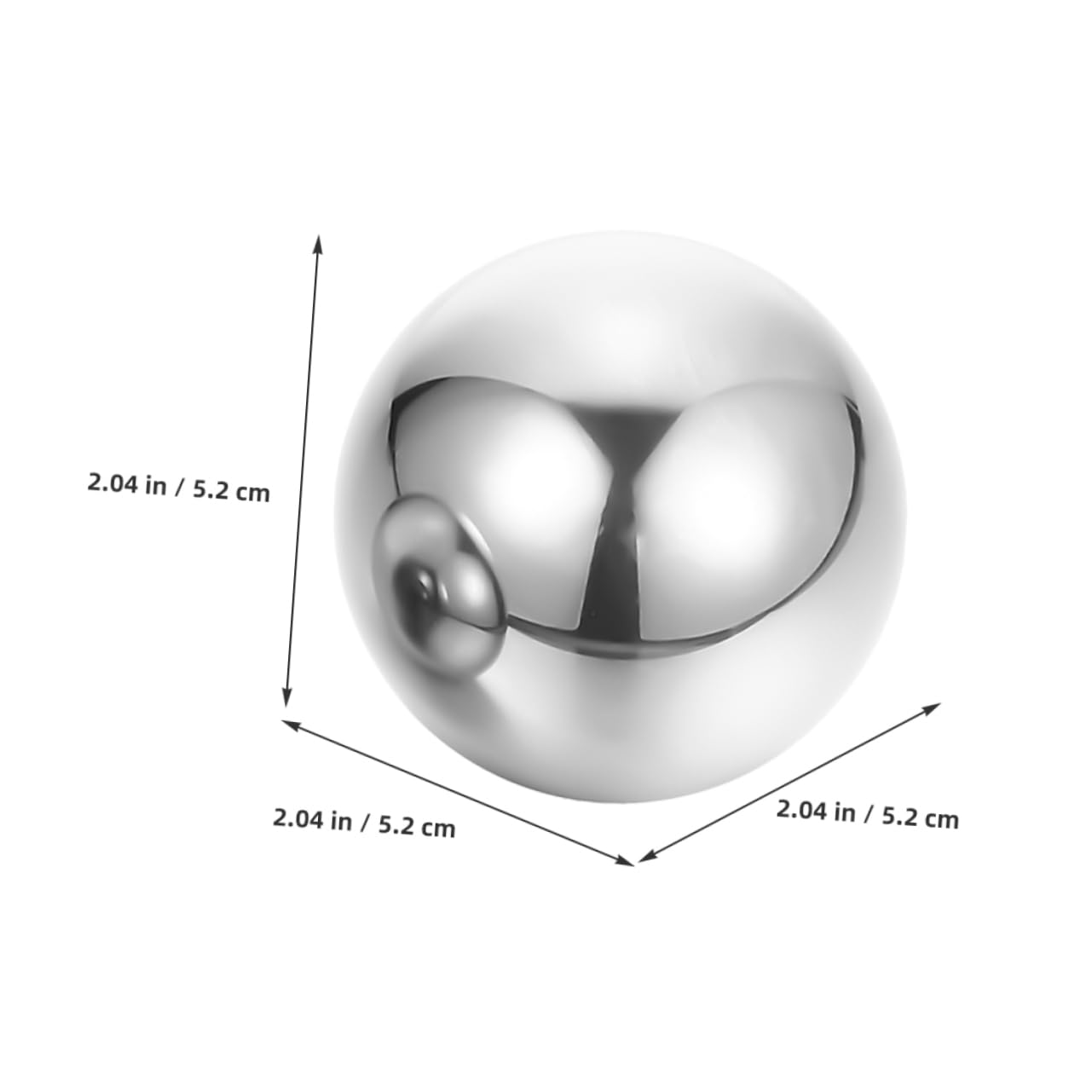 FRCOLOR Men's Baoding Balls Small Stainless Steel Therapy Balls for Hand Wrist and Arm Exercise Home Fitness Accessory