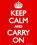 poster keep calm and carry on amazon Licencia 100% oficial GB Eye Ltd, Keep Calm, and Carry On, Mini Poster