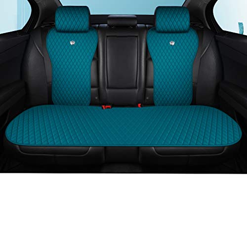 Red Rain Peacock Blue Auto Universal Leather seat cover 2/3 Covered 11PCS Fit Car/Auto/Truck/SUV/Van (A-Peacock Blue)