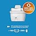 Philips Water Wasserfilter-Kartuschen Geschmack+, 6er-Pack, reduziert MIKROPLASTIK, CHLOR, KALK, SCHWERMETALLE