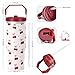 cahduenx 30 oz Cherry Tumbler with Straw Handle, Gifts for Women Who Loves Cherry, Stainless Steel Insulated Water Bottle Coffee Cups for Home Office Travel