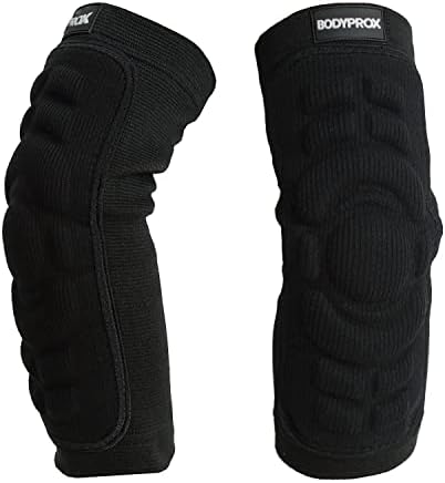 Bodyprox Elbow Protection Pads 1 Pair (Large), Elbow Guard Sleeve