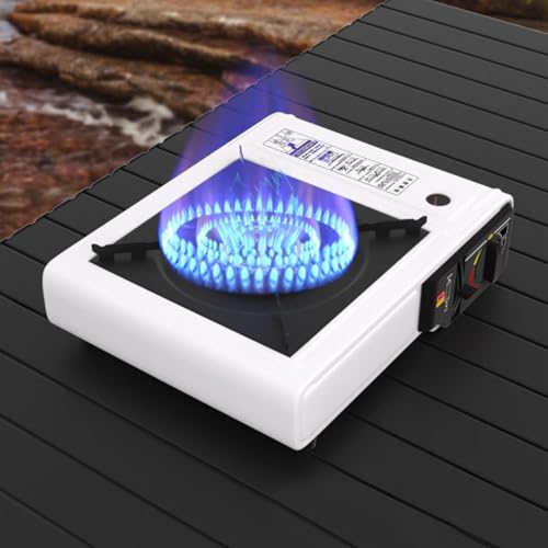 Réchaud de camping portable multifonction avec grill et chaleur uniforme - 4