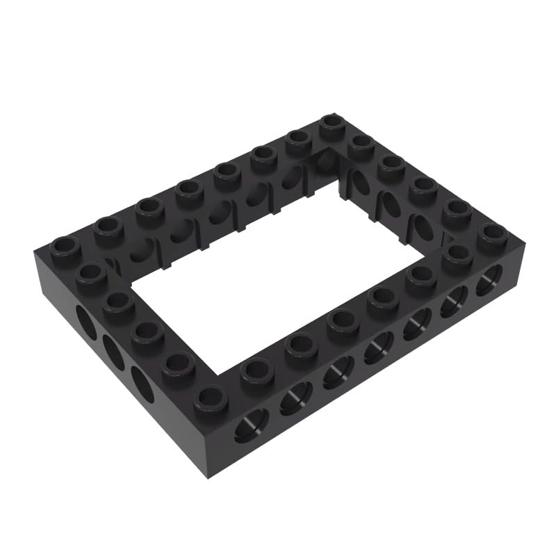 Gobricks GDS-974 Technic Brick 6x8 with Open Center 4x6 10PCS Compatible with Lego Toy 32532 4188143 DIY Parts and MOC Components for Major Brick