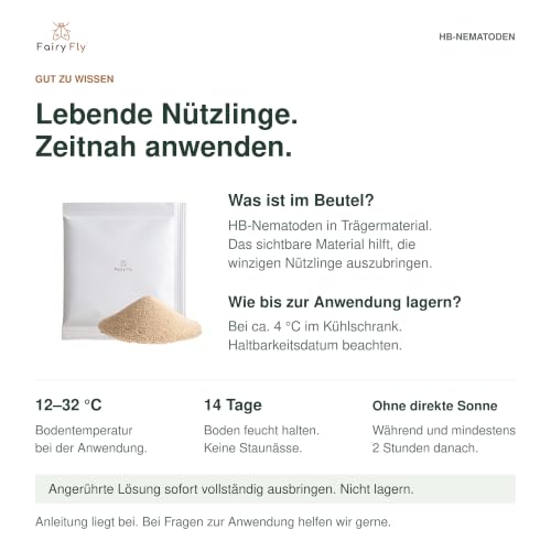 HB Nematoden gegen Dickmaulrüssler & Engerlinge - 15 Mio Nützlinge für 30 m² Schädlinge - FairyFly® – Ansicht 6