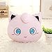 Jigglypuff Peluche de Juguete, muñecos de Animales de Peluche Suaves de Dibujos Animados para bebés, calientamanos, Almohada, Halloween, Navidad, Regalos de cumpleaños para niños, niños, 33 cm