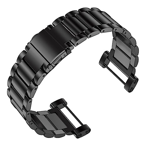 Correas y herramientas de banda de reloj de brazalete clásico de acero inoxidable compatible con Suunto Core All Black Silver Gold Rose Sport Watch