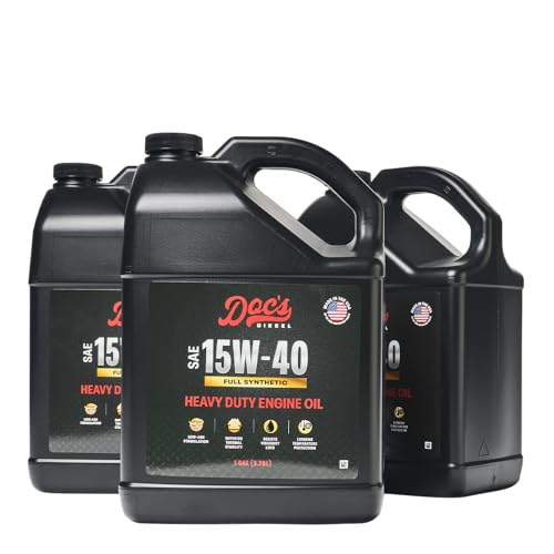 Doc’s Diesel 15W-40 Full Synthetic Heavy Duty Diesel Oil DOCS15W40-3 | 3-Gallons