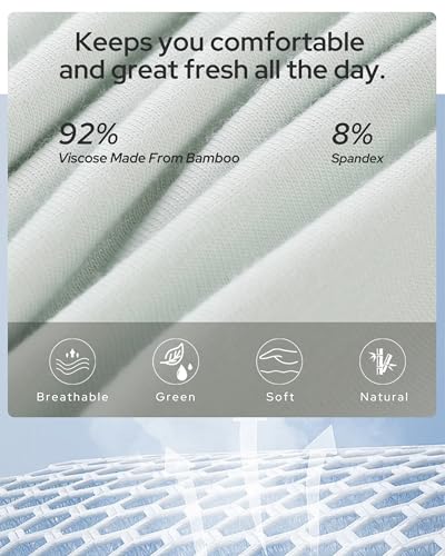 BAMBOO COOL Womens Underwear, Moisture-Wicking Briefs, Soft and Breathable Panties, Mid Waist, 5-Pack2