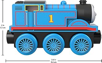 Thomas & Friends Fisher Price-Kids, And Wood Engine Blue