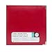 8.5 x 11-inch Classic Leather 3-Ring Album by We R Memory Keepers | Real Red, includes 5 page protectors
