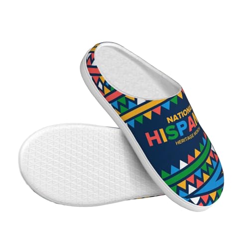 National Hispanic Heritage Month 2022 Adult Cotton Slippers Home House Indoor Shoes3