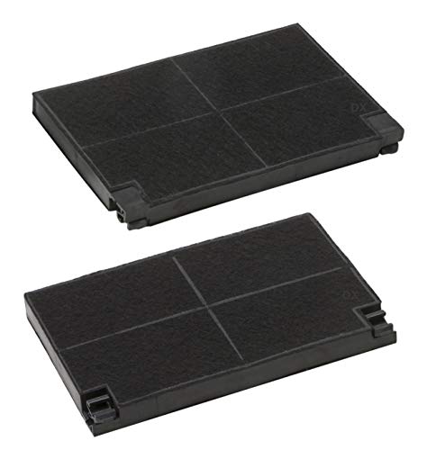 DREHFLEX - AK17-2 - 2er Pack Aktivkohlefilter Kohlefilter für Dunstabzugshaube passt für AEG-Electrolux EFF70 902980049-8 9029800498 MCFE05 auch Faber Franke 112.0157.242 112.0016.757 GZD0604