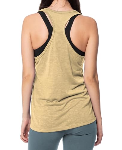 Image of Sexy Basics Women's Everyday Flowy Burnout Slub Racer Back Tanks | Active Workout Tops | Multi Packs & Colors