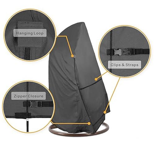 Fundas de silla resistentes e impermeables con proteccion textil avanzada para patio 6