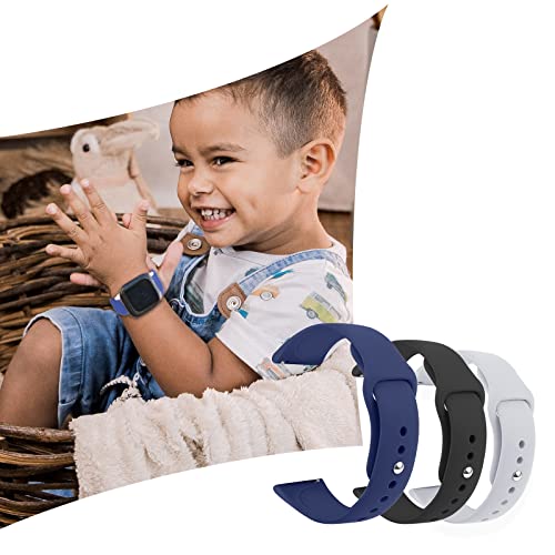 Pack de 3 correas de silicona para AT&T amiGO Jr Watch miniatura 4