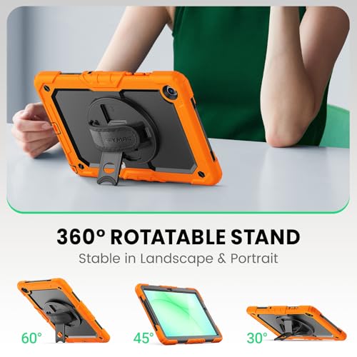 Image of SEYMAC Case for Samsung Galaxy Tab A11+ /A9+ Plus 11 inch, Orange