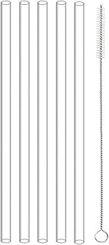 For ThermoFlask 40oz Straw Replacement, Transparent for TRITAN Material, Practical Water Cup Accessory, Brush