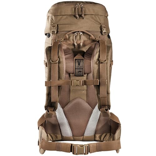 Tasmanian Tiger TT Rucksack Modular Pack 45+ Molle-Kompatibler Backpacker Trekking-Rucksack Abschließbar 50L Gesamt-Volumen, Coyote Brown