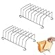 2Pcs Brötchenaufsatz Für Toaster,Toastständer,Einsatz Für Heißluftfritteuse,Toasthalter Für Heißluftfritteuse,Edelstahl Toastständer,Fur Den Heimgebrauch,Im Restaurant,Bei Hochzeiten,Geburtstagsfeiern