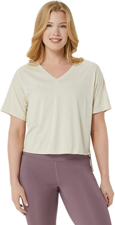 ASICS Women's NAGINO FLEX HEATHER Short Sleeve TOP Training Apparel