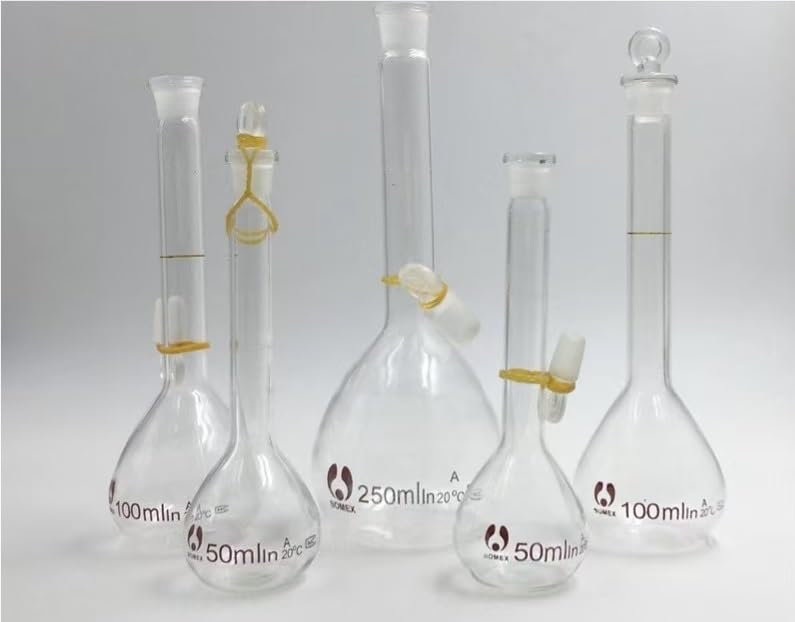 ガラス科学ガラス 三角フラスコ 透明なガラス製メスフラスコ 実験装置(250ml 1 piece) 【スターラー】