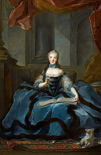 Poster Princesse Marie Adélaïde de France par Nattier 50x70