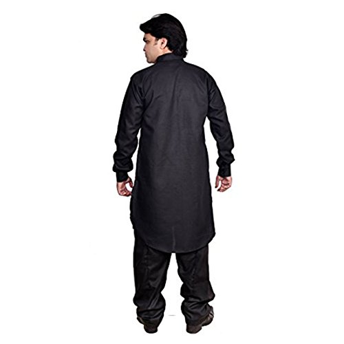 Kurta Payjama de algodón conjunto holgado para hombres con piel sensible 2