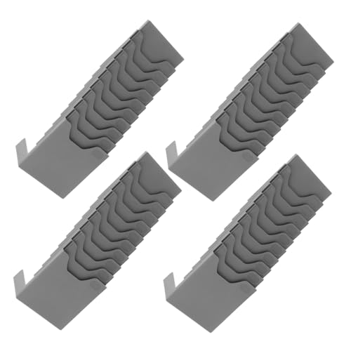 LOORGVEL 4 Soportes De Plástico Para Tarjetas De Identificación Expositores Para Tarjetas