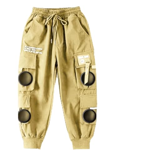 [Ennuts] ファン付きパンツ 作業パンツ 冷却パンツ 夏用ズボン熱中症対策（ファン付き/4）(Khaki,XXX-Large) - Ennuts - 商品画像