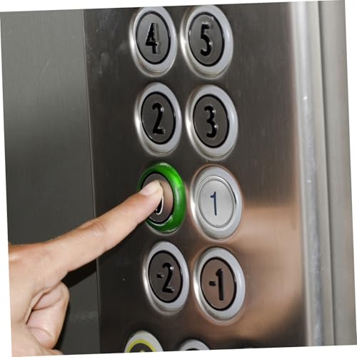 Hohopeti Elevator 1st Button Stainless Steel Arrow Shiny Surface for Elevator Parts and Accessories