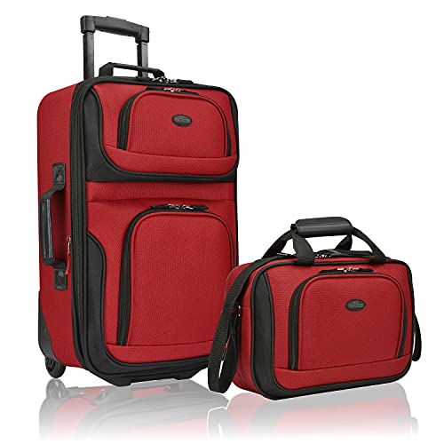A photo of U.S. Traveler Rio Rugged Fabric Expandable Carry-On Luggage.