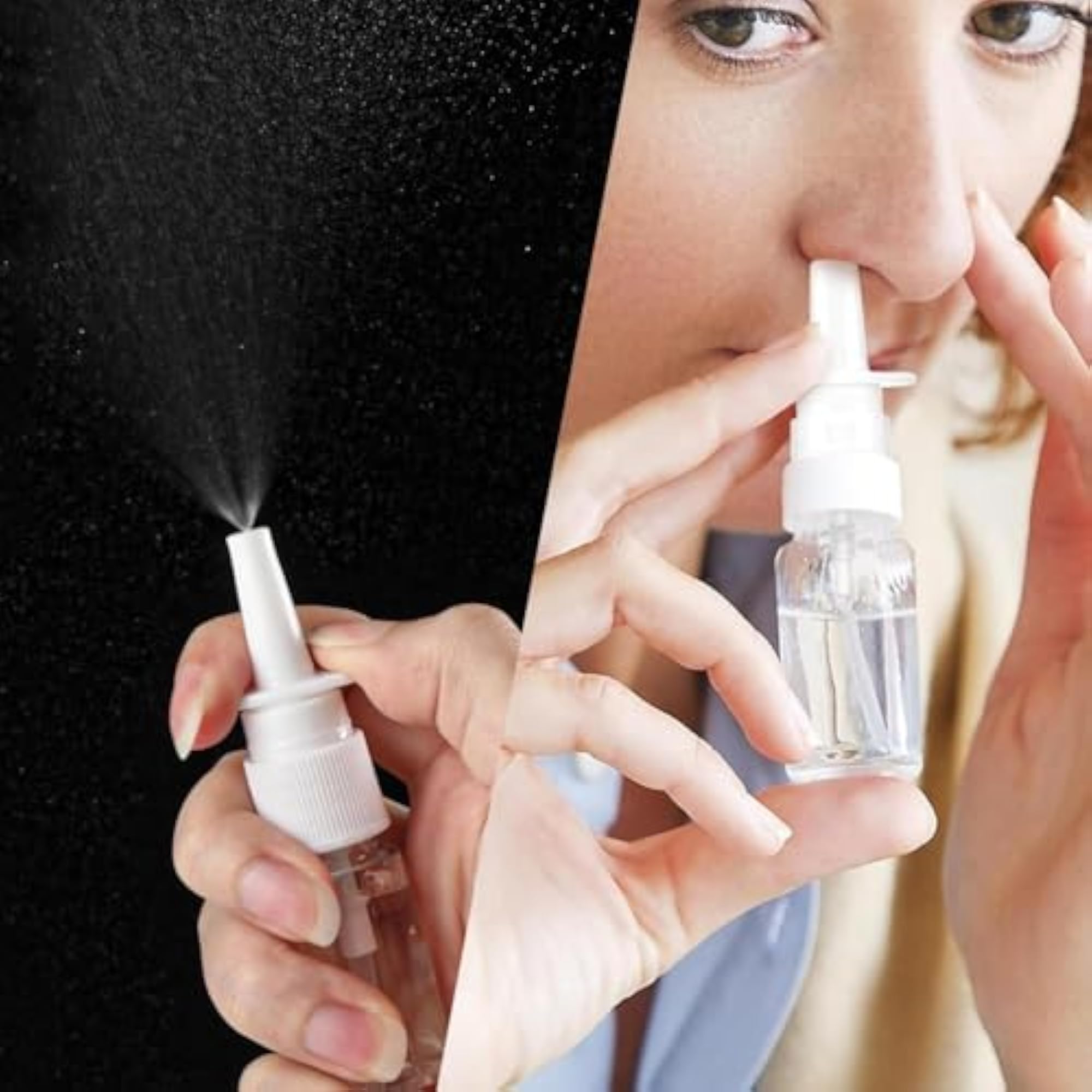6pcs 10ml Empty Rhinitis Care Spray Bottles