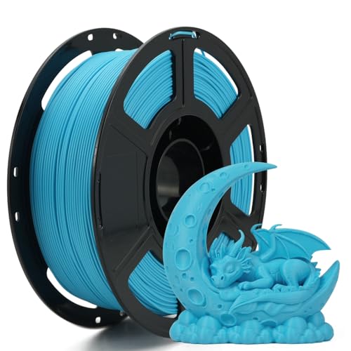 Image of FLASHFORGE High Speed PLA+ 3D Printer Filament Cyan, Enhanced Melt Flow for Faster, Smoother Prints, 500mm /s Rapid Printing, Feature Sleek Matte Finish, Rich and Solid Color