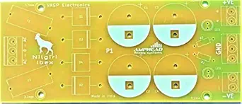 VASP Electronics 10A Max Power Supply Rectifier PCB Board for Audio Amplifiers and DIY Projects