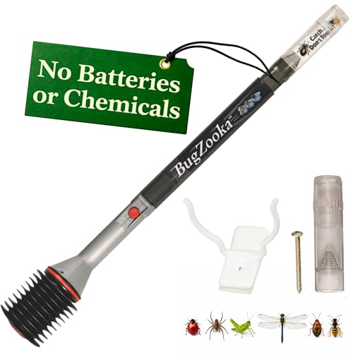BugZooka - Bug Vacuum for Adults - No Batteries or Toxic Chemicals, Safe Bug Vacuum with Long Nozzle - 1 Pack