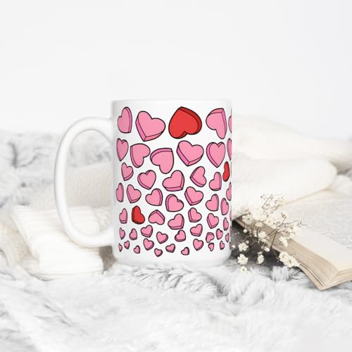 Taza Loftipop Love Hearts para café 15oz miniatura 3
